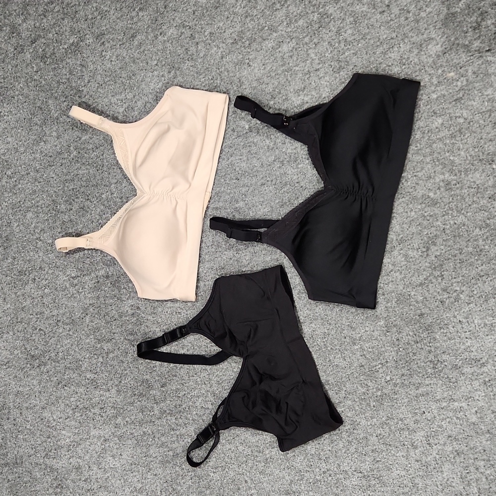 3 pairs Playtex Nursing Bras